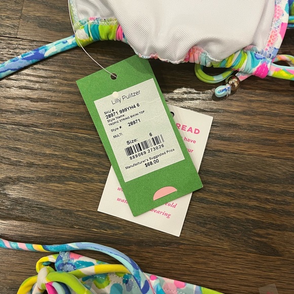 Lilly Pulitzer XS π¦ Natalie Cover-up & Bikini in Catch The Wave - Picture 9 of 9